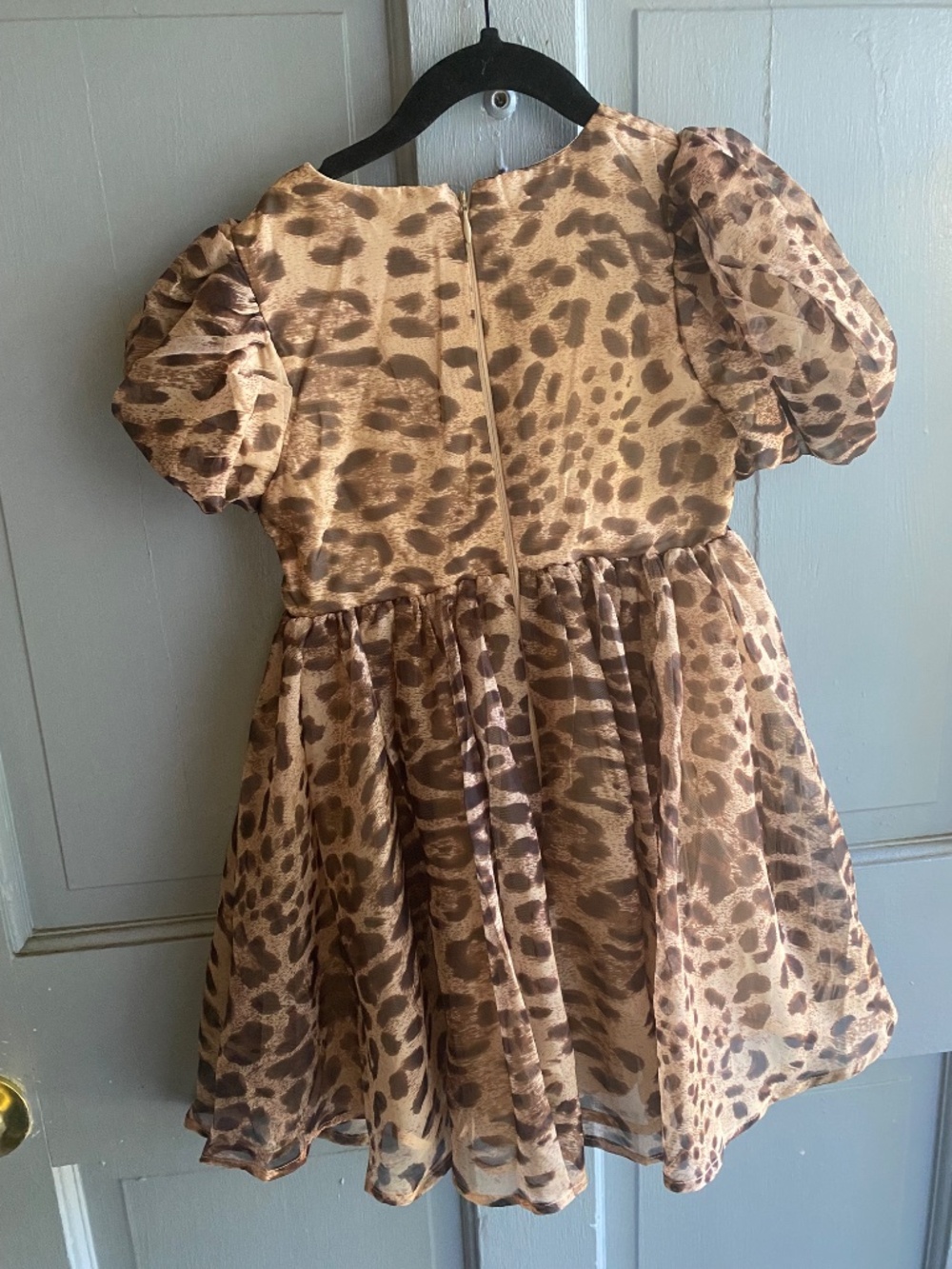 Crewcuts Cheetah Dress - 6 - Picture 2 of 2